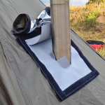 Telgi pliidi tungraua kaitser&otilde;ngas korstna p&otilde;letusvastane leegiaeglustaja komplekt