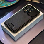 Luksuslik nahast metallist telefoni&uuml;mbris iPhone 15 14 13 Pro Max kest Magsafe'i magnetilise juhtmevaba laadimise jaoks alumiiniumsulamist telefoni kate For iPhone 16 Pro Max must