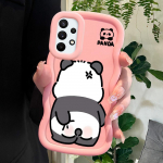 V&auml;rvitud mustriga Big Wave Edge pehmest silikoonmaterjalist Macaron telefoni&uuml;mbris, p&otilde;rutuskindel kaitsev kummist korpus Samsung Xiaomi Poco Redmi jaoks Samsung A04 valge