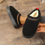 Uued soojad karusnahast poolsaapad, naiste tasapinnalised platvormsussid, pl&uuml;&uuml;sised pl&auml;tud, puuvillased talvekingad naistele Br&auml;ndi disainiga Snow Botas 36