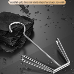 1/3-osaline roostevabast terasest ruumis&auml;&auml;stlik kingariiuli riidepuu, vastupidav metallist ripphoidik koos mantli ja k&uuml;barakonksuga