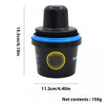 Must Juhtkihi Pulber Lekkimiskindel Must Juhtkihi Pulber Mitmeotstarbeline Kuiv Juhtkihi Pulber K&auml;epidemega Auto Puidu Poleerimiseks