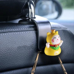 Autoistme Lucky Cat seljakonks Sisustustarvikud Autoistme seljatugi Cutie Panipaik Autotarvikud Dekoratiiv Kaunistab loomingulist sisekujundust