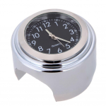 7/8 universaalne kroomitud mootorratta veekindel lenkstangi kinnitus kellale, must CHINA