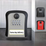 Dekoratiivne kassisilmalukuga paroolilukukarp kodu- ja ehitusobjektidele &ndash; saadaval on kohandatud LOGO Project payment