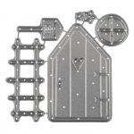 Matrice de d&eacute;coupe - Maison de lutin - 7 x 7 cm - Gris - RAYHER - Adulte - Mixte