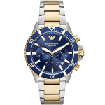 Emporio Armani AR11362 Chronograph Diver kahetooniline meeste k&auml;ekell 43 kuld