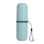 Hambaharja &uuml;mbris Travel Portable Plastic Lekkekindel tihendus Hambapasta Hoiuhoidik Tass Majapidamiskooli puhastushotell roosa