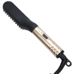 Habeme sirgendaja Elektriline kuumutatud juuste sirgenduskamm Kaasaskantav meeste habemevahari 110&ndash;240V EU pistik valge