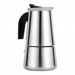 Roostevabast terasest perkolaator Moka Pot-kohvimasin pliit Kodukontori kasutamiseks (100 ml)