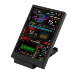 Arvuti temperatuurimonitor 3,5-tolline IPS Reguleeritav Kahe USB C-ga Teemaredaktor Kohandatav PC CPU andmed