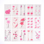 30 tk Cherry Blossom seeria Seksikad t&auml;toveeringu kleebised V&auml;rsked v&auml;rsked t&auml;toveeringu kleebised Unistuste lillede simulatsioonid Ajutised t&auml;toveeringu kleebised