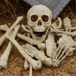 28tk Halloweeni luukere luud Halloweeni rekvisiidid Luukere naljakad luud Kummitumaja peodekoratsioonid
