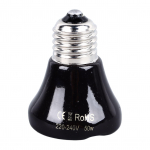 Roomajate soojuslamp keraamiline soojuskiirgur, valgust mitte kiirgavad soojuspirnid kanakassidele papagoidele 50w