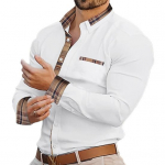 Meeste pidulik s&auml;rk avara paldtr&uuml;kiga, n&ouml;&ouml;pidega lapiga kardigan Business Office'i s&auml;rk keskmise pikkusega rev&auml;&auml;riga igap&auml;evane topp XL valge