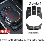 Auto Interj&ouml;&ouml;ri Konsooli iDrive Multimeedia Juhtnupu Asenduskate BMW F kerele 1 2 3 4 5 6 7 Seeria X1 X2 X3 X4 X5 X6 D Matte black