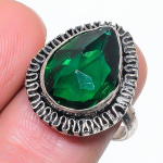Chrome Diopside Handmade 925 Sterling Silver Jewelry Ring Size 8 y8w58