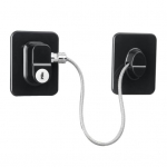 Akna turvalukk L&ouml;&ouml;givaba paigaldus Piiraja funktsioon laste turvalisuse tagamiseks Lapsekindel akna piiraja lukk l&uuml;kandustele Aknad must