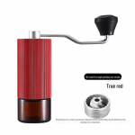 Kaasaskantav k&auml;sitsi v&auml;ndatav CNC roostevabast terasest s&uuml;damikuga kohviveski