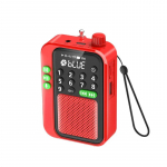 Mini tasku FM-raadio k&otilde;rge tundlikkusega digitaalraadio vastuv&otilde;tja juhtmevaba Bluetooth-k&otilde;lar LED-ekraaniga, salvestus, unetaimer
