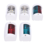 5 tk LED Navigatsioonitulede Komplekt IP66 Veekindel Roheline Parempoolne Punane Vasakpoolne Valge Ahtripealne Paadivalgusti