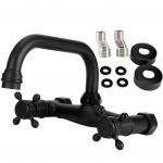 Vask seinakinnitus vannitoasegisti topeltk&auml;epidemed vannituba kuum k&uuml;lm vesi segisti kraan B-t&uuml;&uuml;pi k&otilde;rvits