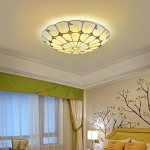 Aia laelamp v&auml;rvilisest klaasist elutuppa, magamistuppa, &uuml;mmargune lamp Diameter -30 cm