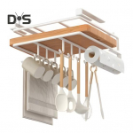 K&ouml;&ouml;gis riputatav organiseerimisriiul konksudega, tugeva kandev&otilde;imega, paberr&auml;tikute, kaltsude riidepuu, l&otilde;ikelaua hoidja, hoiuriiul B