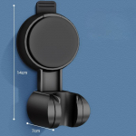 Unikaalne horisontaalne iminapaga k&auml;eshoitav du&scaron;ipea hoidik, suured du&scaron;ipea toed, teisaldatav, seinale kinnitatav 1PC must