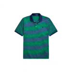 Polo Ralph Lauren V&auml;rviplokk Triibuline Logo Tikitud L&uuml;hikeste Varrukatega Polo S&auml;rk Meeste pealsed Roheline MNPOKNI1N821162-300 XS