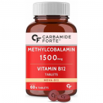 Karbamiid Forte B12-vitamiini toidulisandid - Met&uuml;&uuml;lkobalamiin 1500mcg B12-vitamiini tabletid | B12 lisand meestele ja naistele | B12 aktiivne vorm - 60 tabletti