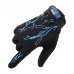 Men Outdoor Sports Riding Gloves tight Non-slip Absorption Wear Mitten Free size punane