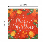 20tk/pakk 33*33cm 2-kihiline &uuml;hekordne peosalvr&auml;tik j&otilde;ulumuster