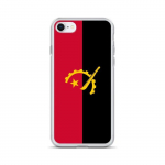 Coque pour iPhone - Drapeau de l'Angola - iPhone 8 - Silikoonist supp - Design fin et l&eacute;ger - Mitmev&auml;rviline
