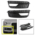 Paar esimesi udutulesid mustade liistudega v&otilde;red Grill 8T0807681K 8T0807682K Sobib A5 S-Line S5 2013-2016