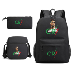 CR7 Seljakott 3 tk Reisikott L&otilde;uend Seljakott Koolikott Poistele T&uuml;drukutele L&otilde;uend Teismelistele S&uuml;learvuti T&otilde;mblukk &Otilde;pilased Mochilas 15.6 inch must