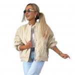 Naiste s&uuml;gistalvine mantel, n&ouml;&ouml;biga suletav pikad varrukad taskutega. Avara &uuml;mara kaelusega igap&auml;evane jope &Uuml;hev&auml;rvilised &uuml;ler&otilde;ivad koolireisiks XL khaki