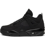 Air Jordan 4 Retro GS Black Cat 2020 Laste tossud Light-Graphite 408452-010 35.5