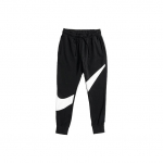 Nike Big Swoosh kootud sirge l&otilde;ikega dressip&uuml;ksid Meeste Alaosad Must Valge AR3087-010 XL