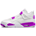 Air Jordan 4 Retro GS Hyper Violet Laste tossud Valge FQ1314-151 36.5