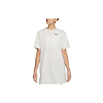 Nike Sportswear Swoosh Logo Plaaster L&otilde;tv Kerge Vabaaja &Uuml;mmarguse Kaelusega L&uuml;hikeste Varrukatega Kleit Naiste kleidid Phantom-Grey Valge DM6192-030 M