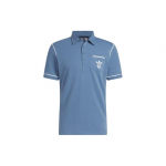 Adidas Originals X Bogey Boys SS23 Logoga tasku n&ouml;&ouml;pidega l&uuml;hikeste varrukatega polo s&auml;rk Meeste polo s&auml;rgid Sinine HY1789 S