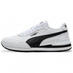 Puma ST Runner v4 Nahk Valge Valuraud Unisex Tossud Must 399068-02 35.5