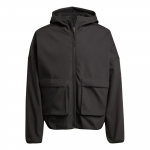 adidas City Escape Premium T&auml;ispikkusega Kapuutsiga Jakk Must Meeste T&auml;navar&otilde;ivad JF3300 L