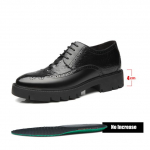 Moodsad k&otilde;rgendusega 4/7/9cm Meeste liftkingad Meeste Oxford Elegantsed formaalsed kingad Kontorik&otilde;rgust suurendavad Brogues Platvormiga Meeste jalatsid 38