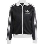 Adidas Originals T&auml;hekujulise Logoga Triibuline Seisva Kraega Jakk Naiste jakid Must HZ3743 XS