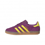 Adidas Gazelle Indoor Rikkalik Malva Kollane Naiste Tennised Lilla Ere-Kollane Kummist Tald JS1415 36