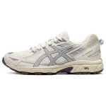 Asics Gel-Venture 6 Mugav Kangas S&uuml;nteetiline Nahk Madalad Jooksukingad Naiste toss Valge Hall Sinine 1012B359-101 35.5