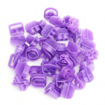 40 tk T&auml;hestikulised koogivormid k&uuml;psisel&otilde;ikur kujund kiri isetehtud fondant vormi number koogivorm k&uuml;psetamiseks kaunistust&ouml;&ouml;riistad 40pcs