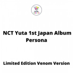 Piiratud v&auml;ljaanne Venom versioon NCT Yuta 1. Jaapani album Persona Limited Edition Venom Ver